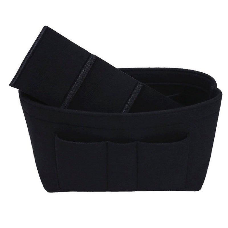 ZTUJO Purse Organizer Insert, Felt Bag Organizer For Handbag Purse Organizer,13 Colors, 6 Size (Medium, Black) - Image 4